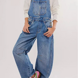 Marceline | Women's Oversized Cotton Denim Overalls with Adjustable Straps