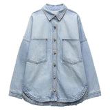 Addison | Women Shirt Jacket With Cotton Denim
