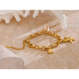 Marée | Women Bracelet with Starfish and Gold Plating