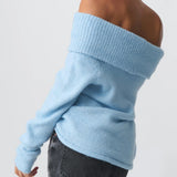 Clara | Women Top With Off Shoulder Knit