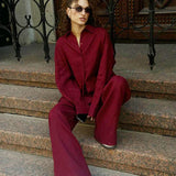 Ellis | Women's Cotton Two Piece Set Trousers
