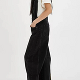 Marceline | Women's Oversized Cotton Denim Overalls with Adjustable Straps
