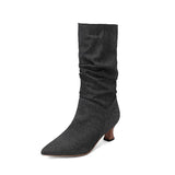 Serene | Women's Boots with Slip-On and Pointed Toe
