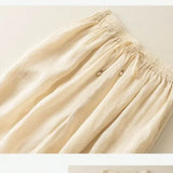 Fleurine | Women's Billowed Wide Leg Pants with Drawstring Waist