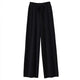 Sandrine | Women's Merino Wool Wide Leg Trousers with High Waist