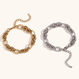 Liora | Women Bracelet with Knotted Design and Stainless Steel