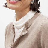 Camille | Women Cardigan With Knit Round Neck