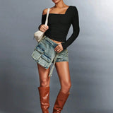 Clara| Women Top With One Shoulder Design