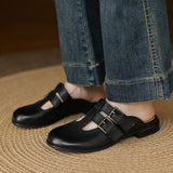 Rosalie | Women’s Mules with Buckles and Orthopedic Insoles