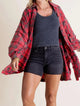 Samara | Women Shirt With Plaid Flannel Design