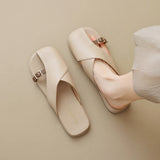 Bellamy | Women’s Sandals with Cross-Strap Buckle and Cushioned