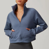 Taylor | Women's Half-Zip Fleece Hoodie for Workout and Training