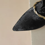 Ellen | Women Mid-Heels with Pointed Toe and Metallic-Accents