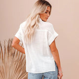 Zürich | Women Shirt With Cotton Linen Blend