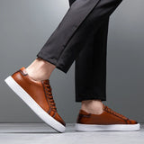 Quentin | Men's Leather Shoes with Leather Upper Insole