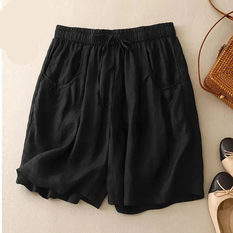 Delaney | Women's Shorts with Drawstring Waist and Pockets