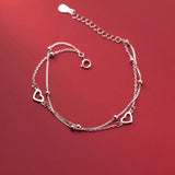 Clara | Women Bracelet with Sterling Silver and Heart Design