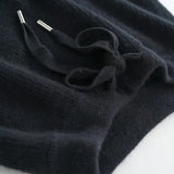 Nina | Women's Wool Knit Wide Leg Pants with High Waist