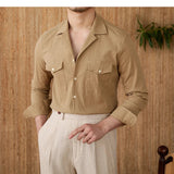 Grayson | Men's Cotton Seersucker Cuban Collar Shirt