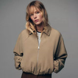 Sydney | Women's Minimalist Puffer Jacket with Relaxed Fit and Elastic Hem