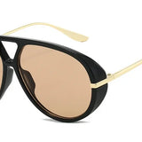 Natalie | Women's Aviator Sunglasses with Double Bridge and Metal Frame