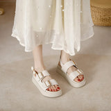 Cressida | Women's Platform Sandal with Buckles and Insoles