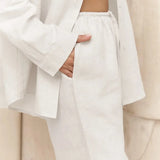 Maisie | Women's Cotton Linen Two Piece Set