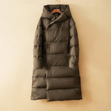 Isabella | Women's Full-Length Duck Down Parka with Structured Hood