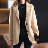 Johanna | Women's Wool Blend Blazer with Tailored Relaxed Silhouette