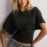 Arden | Women Tee With Cotton Drape Silhouette