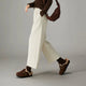 Daria | Women's Quilted Wide Leg Pants with High Waist