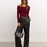 Clara| Women Top With One Shoulder Design