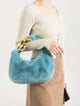 Ophelia | Women Bag with Faux Fur and Chain