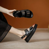 Cressida | Women's Platform Sandal with Buckles and Insoles