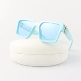 Azzurro | Vision Sunglasses with Square Frame and UV Protection