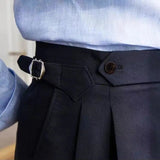 Ryker | Men's Shorts with Waist Buckle and Buttons