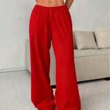 Clarissa | Women's Pants with Drawstring Waistband and Wide Legs