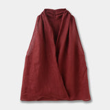 Valienne | Women Top With Linen Cross Neck