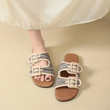Aurelia | Women's Woven Upper Sandals with Cushioned Sole