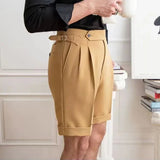 Ryker | Men's Shorts with Waist Buckle and Buttons