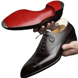Wesley | Men's Oxford Shoes with Brogue Leather