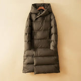 Isabella | Women's Full-Length Duck Down Parka with Structured Hood