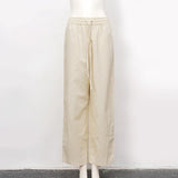 Amelia | Women's Pants with Elastic Waist and Drawstring Tie