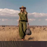 Sienna | Women's Two Piece Set Sleeveless Wide Pants