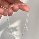 Clara | Women Bracelet with Sterling Silver and Heart Design