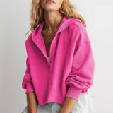 Faye | Women's Cropped Hoodie with Relaxed Fit and Soft Fabric Blend