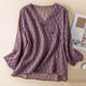 Kaien | Women Blouse with Linen and Wrap Style Relaxed Sleeve