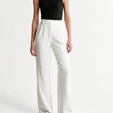 Colette | Women's High Waist Wide Leg Tailored Trousers
