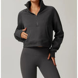 Taylor | Women's Half-Zip Fleece Hoodie for Workout and Training