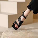 Calista | Women’s Sandals with Straps and Square Toe